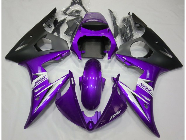 Purple & White 03-04 Yamaha R6 Fairings Purple & White 03-04 Yamaha R6 Fairings