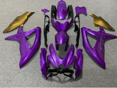 Purple and Gold 08-10 Suzuki GSXR 600-750 Fairings