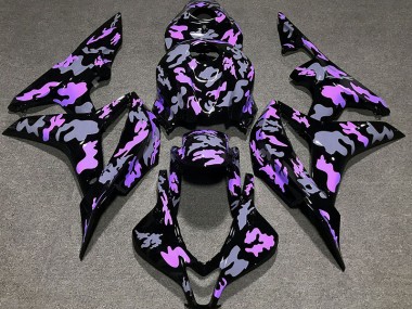 Purple and Grey Camouflage 07-08 Honda CBR600RR Fairings
