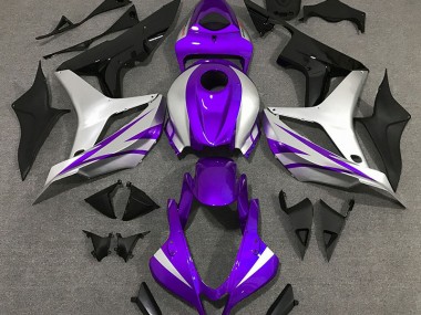 Purple and Silver OEM Style 07-08 Honda CBR600RR Fairings