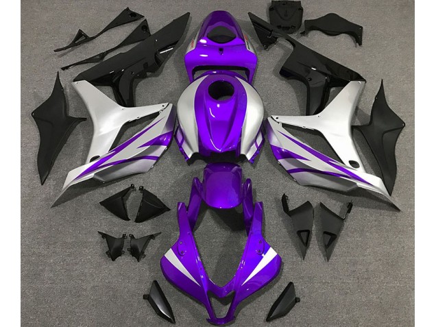Purple and Silver OEM Style 07-08 Honda CBR600RR Fairings Purple and Silver OEM Style 07-08 Honda CBR600RR Fairings