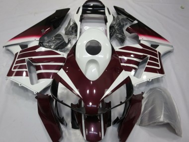 Purple and White 03-04 Honda CBR600RR Fairings