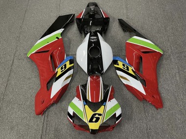 Red 6 04-05 Honda CBR1000RR Fairings