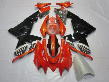 Red Black 04-05 Kawasaki ZX10R Fairings