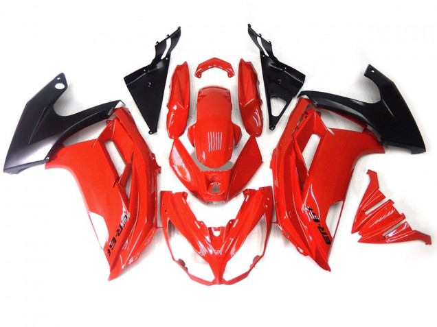 Red Black 12-16 Kawasaki Ninja 650R Fairings Red Black 12-16 Kawasaki Ninja 650R Fairings