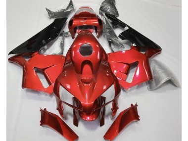 Red CBR Style 05-06 Honda CBR600RR Fairings