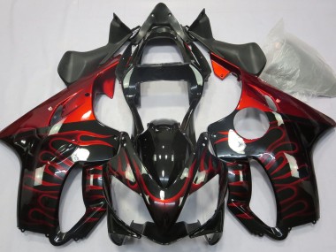Red Flame 01-03 Honda CBR600 F4i Fairings