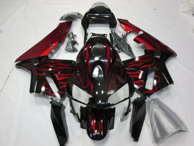Red Flame 03-04 Honda CBR600RR Fairings