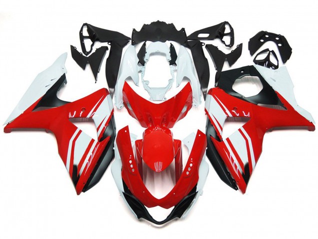 Red Gloss with Black Style 09-16 Suzuki GSXR 1000 Fairings Red Gloss with Black Style 09-16 Suzuki GSXR 1000 Fairings