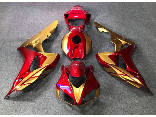 Red & Gold 06-07 Honda CBR1000RR Fairings Red & Gold 06-07 Honda CBR1000RR Fairings