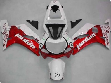 Red Jordan 01-03 Suzuki GSXR 600-750 Fairings