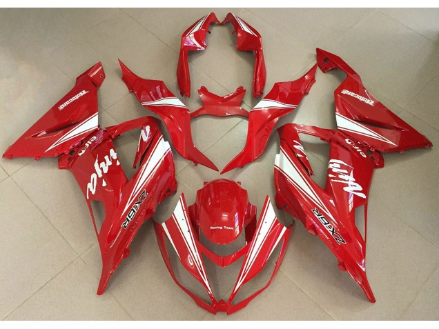 Red Ninja 13-18 Kawasaki ZX6R Fairings Red Ninja 13-18 Kawasaki ZX6R Fairings