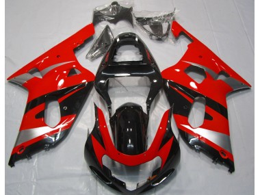 Red OEM Style 01-03 Suzuki GSXR 600-750 Fairings