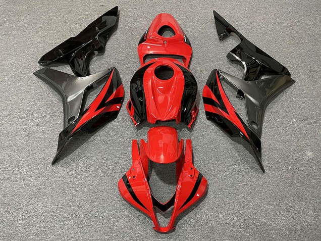 Red OEM Style & Grey 07-08 Honda CBR600RR Fairings Red OEM Style & Grey 07-08 Honda CBR600RR Fairings