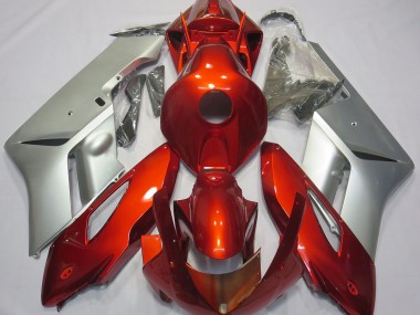 Red Silver 04-05 Honda CBR1000RR Fairings