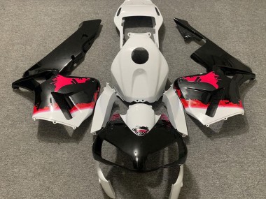 Red Splatter 03-04 Honda CBR600RR Fairings