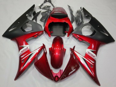 Red & White 03-04 Yamaha R6 Fairings