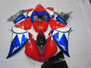 Red White Blue 12-14 Yamaha R1 Fairings