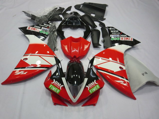 Red White Yamalube 12-14 Yamaha R1 Fairings Red White Yamalube 12-14 Yamaha R1 Fairings