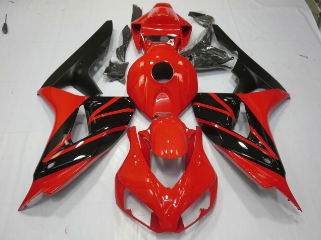 Red and Black 06-07 Honda CBR1000RR Fairings Red and Black 06-07 Honda CBR1000RR Fairings
