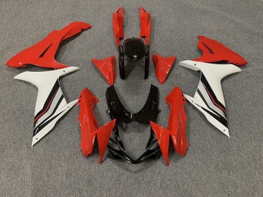 Red and Gloss White Style 11-24 Suzuki GSXR 600-750 Fairings