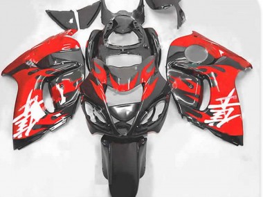 Red and Grey 08-20 Suzuki GSXR 1300 Hayabusa Fairings