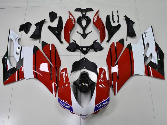 Red and White 15-17 Ducati Ducati 959 1299 Fairings Red and White 15-17 Ducati Ducati 959 1299 Fairings