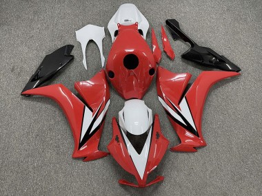 Red with White 12-16 Honda CBR1000RR Fairings