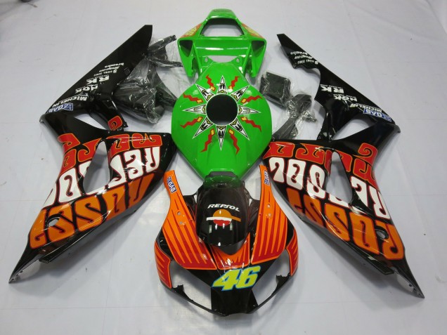 Rossi Lime 06-07 Honda CBR1000RR Fairings Rossi Lime 06-07 Honda CBR1000RR Fairings