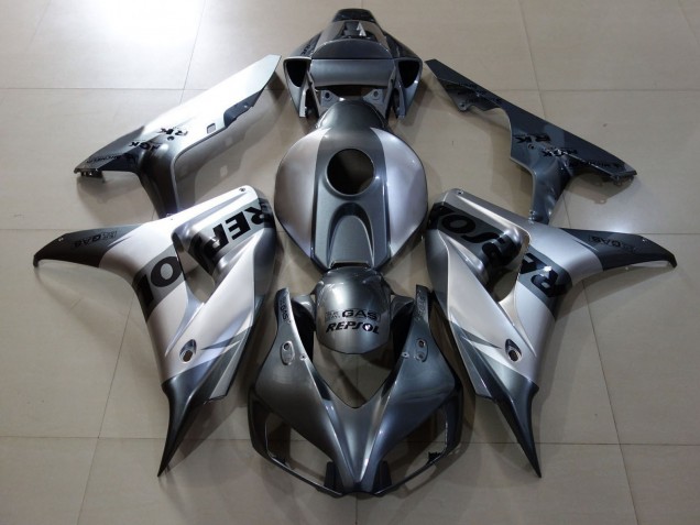 Silver Repsol Style Design 06-07 Honda CBR1000RR Fairings Silver Repsol Style Design 06-07 Honda CBR1000RR Fairings
