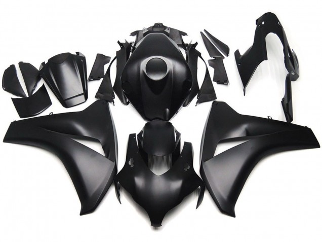 Slick Matte Black 08-11 Honda CBR1000RR Fairings Slick Matte Black 08-11 Honda CBR1000RR Fairings