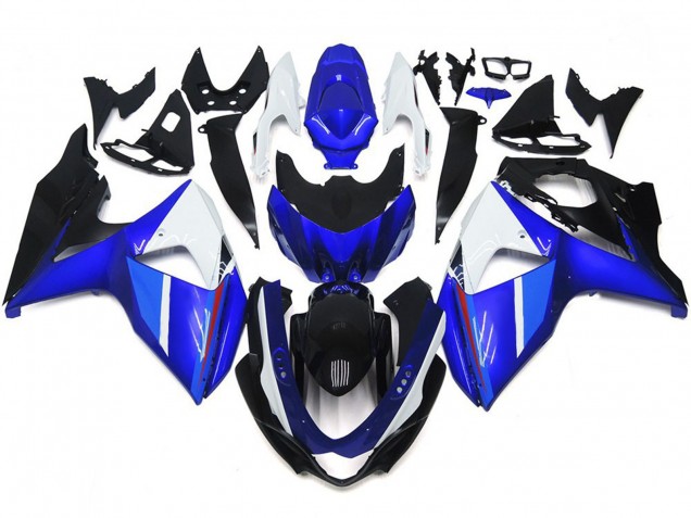 Solid Gloss Black Blue White 09-16 Suzuki GSXR 1000 Fairings Solid Gloss Black Blue White 09-16 Suzuki GSXR 1000 Fairings