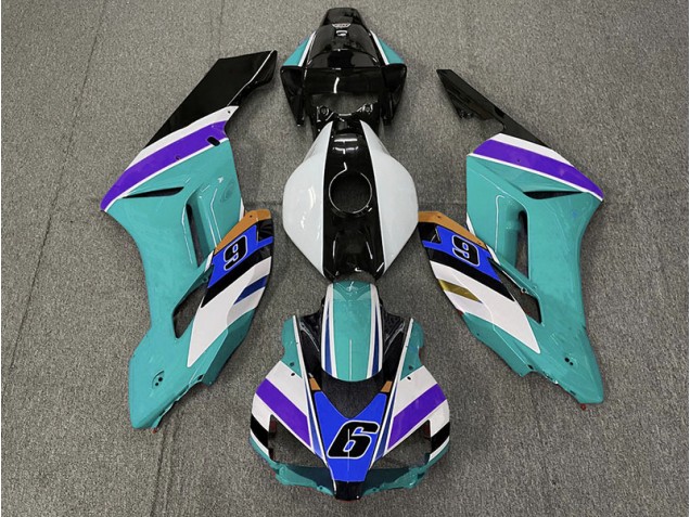 Teal 6 04-05 Honda CBR1000RR Fairings Teal 6 04-05 Honda CBR1000RR Fairings