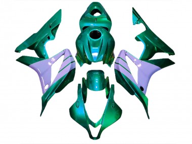 Turquoise and Milky Purple 07-08 Honda CBR600RR Fairings