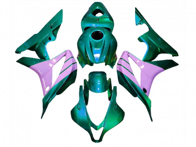 Turquoise and Pink 07-08 Honda CBR600RR Fairings Turquoise and Pink 07-08 Honda CBR600RR Fairings