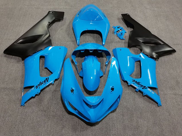 Vibrant Blue 05-06 Kawasaki ZX6R Fairings Vibrant Blue 05-06 Kawasaki ZX6R Fairings