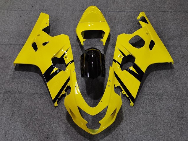 Vibrant Gloss Yellow Custom OEM Style 04-05 Suzuki GSXR 600-750 Fairings Vibrant Gloss Yellow Custom OEM Style 04-05 Suzuki GSXR 600-750 Fairings