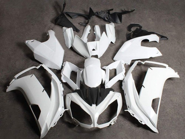 White 12-16 Kawasaki Ninja 650R Fairings White 12-16 Kawasaki Ninja 650R Fairings