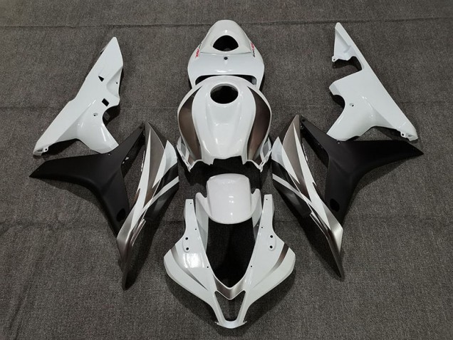White OEM Style 07-08 Honda CBR600RR Fairings White OEM Style 07-08 Honda CBR600RR Fairings