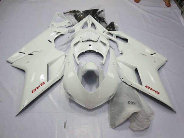 White Pearl 07-14 Ducati Ducati 848 1098 1198 Fairings White Pearl 07-14 Ducati Ducati 848 1098 1198 Fairings
