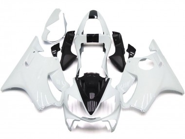 White and Black 01-03 Honda CBR600 F4i Fairings