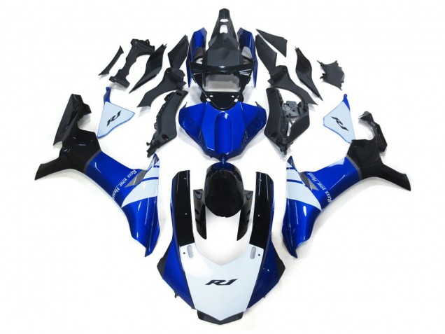 White and Blue 15-19 Yamaha R1 Fairings White and Blue 15-19 Yamaha R1 Fairings