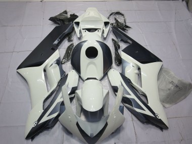 White and Silver 04-05 Honda CBR1000RR Fairings