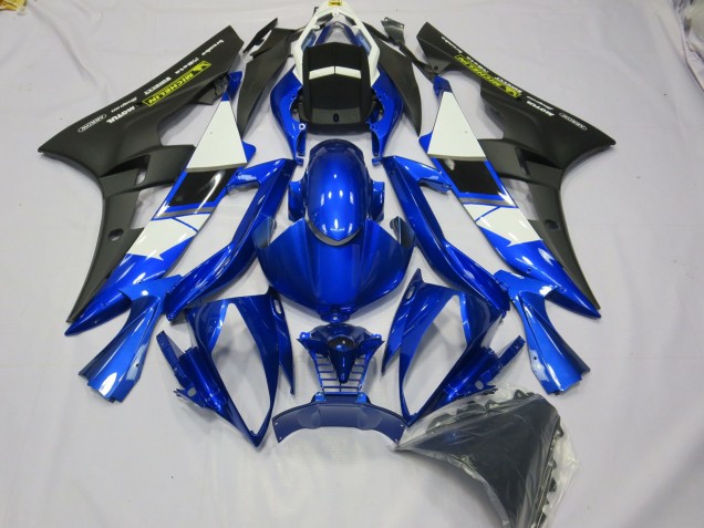 Depp Blue with Yellow Decal 06-07 Yamaha R6 Fairings Depp Blue with Yellow Decal 06-07 Yamaha R6 Fairings