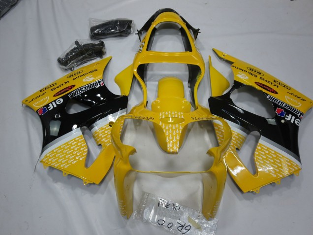 Yellow Elf 00-02 Kawasaki ZX6R Fairings Yellow Elf 00-02 Kawasaki ZX6R Fairings