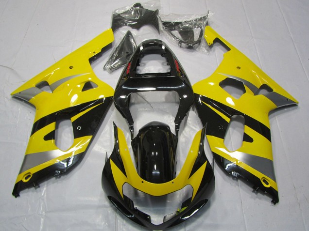 Yellow OEM Style 01-03 Suzuki GSXR 600-750 Fairings Yellow OEM Style 01-03 Suzuki GSXR 600-750 Fairings