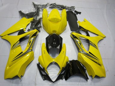 Yellow OEM Style 07-08 Suzuki GSXR 1000 Fairings