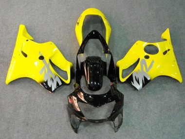 Yellow Silver Decal 99-00 Honda CBR600 F4 Fairings