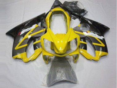 Yellow and Silver 04-07 Honda CBR600 F4i Fairings